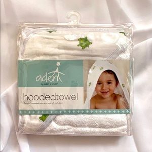 Cotton and Muslim Hooded Towel Turtle Design